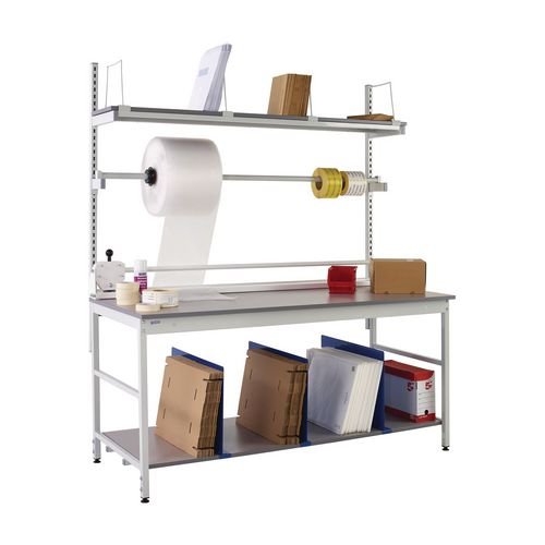 Pack Tek Individual Workbench  Kit 3 840X1200X750 - Laminate Worktop