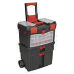Mobile Toolbox with Totetray & Removable Assortment Box