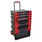 Professional Mobile Toolboxwith 5 Removable Storage Cases