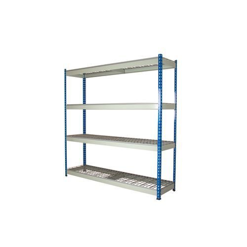 Heavy duty rivet racking - mesh decks