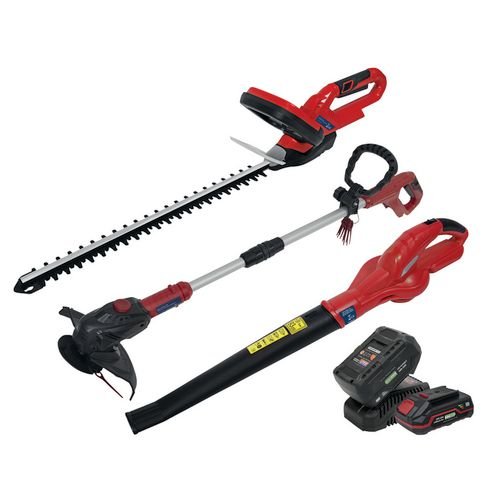 3 X 20V Sv20 Series Garden  Power Tool Kit - 2 Batteries