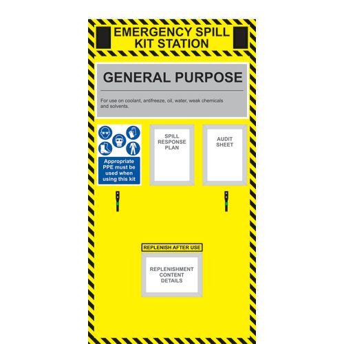 Spill Kit Station Board  - Holdall Kit - General Prurpose