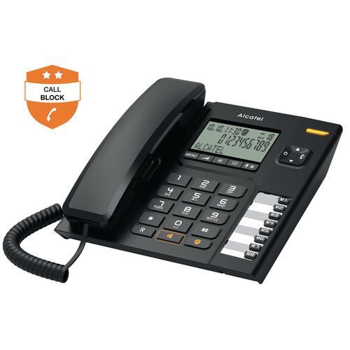 ECO friendly corded phone with display and call block