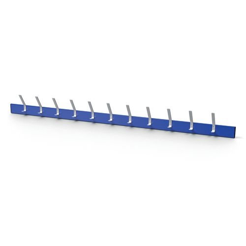 Wall Rack - Blue 11 Hooks