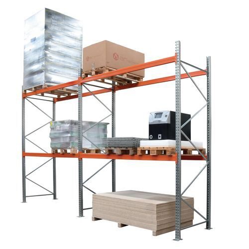 Pallet racking 2 tier starter bay