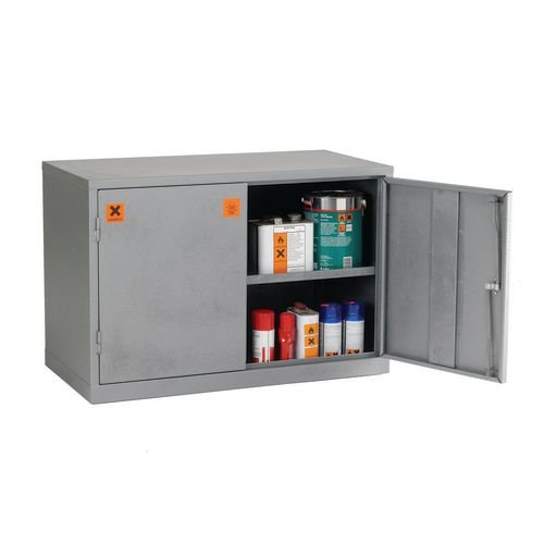 Stackable Multi Substance Cabinets  H609 X W915 X D457 Grey