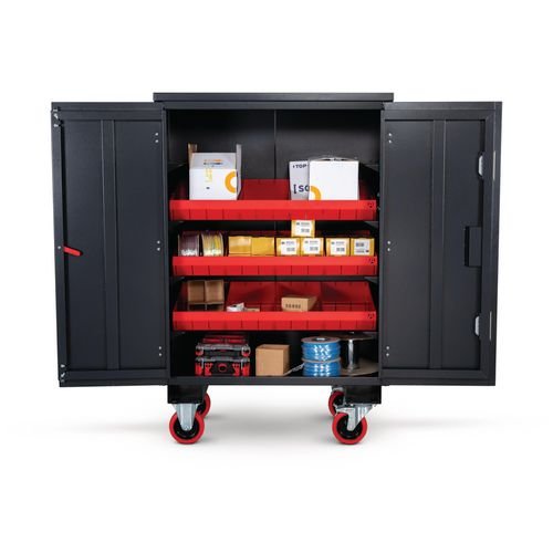Mobile Security  Cabinet   Compartmented
