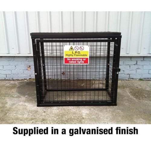 Gas Cylinder Cage - Galvanised