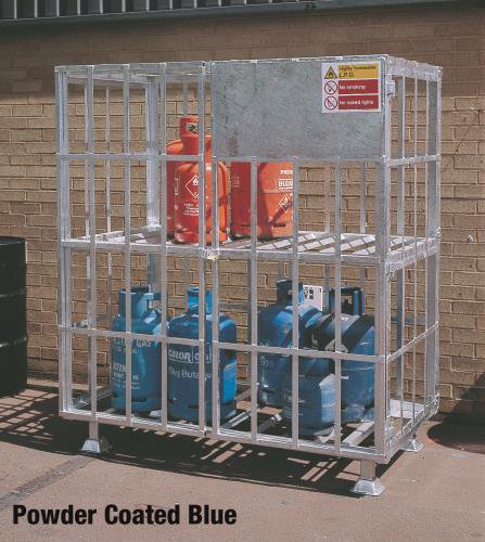 Forecourt gas cages