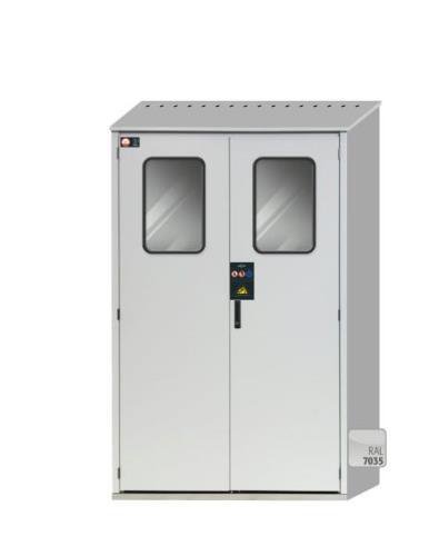 Outdoor 5 x 50L Secure Gas Cabinet