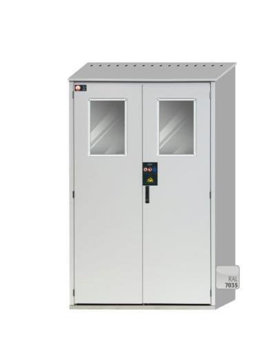 Outdoor 5 x 50L Secure Gas Cabinet