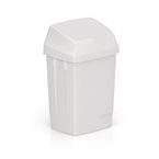 50 l Swing Bin with White Lid