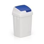 50 l Swing Bin with Blue Lid