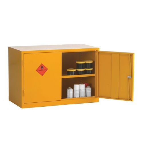 Stackable Multi Substance  Cabinets H609 X W915 X D457 Yellow