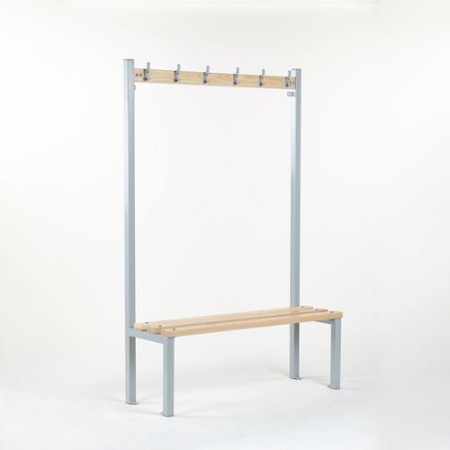 Single Sided Cloakroom  Bench - W1500mm