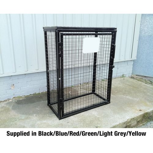 Defender Cage H1400 X W1000 X D500, Powder Coated Yellow