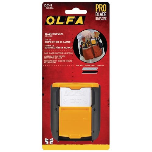 Advanced Blade Disposal Holster. Easily Snap And Hold 9-18mm Blade Segments. Complete