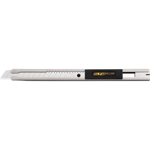 Ultra-Slim Stainless Steel  Precision 9mm Snap Knife (With Auto Lock)