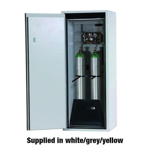 S: 90 Minute - 2  X 10L Cylinders -  White Fire Cabinet - H1450 X W600 X D615 Right Hinge