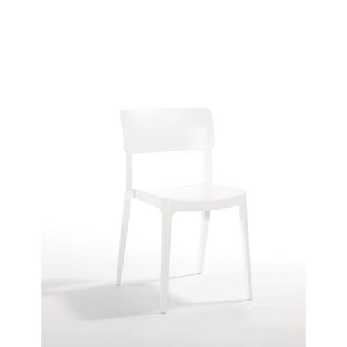 Vivo Polypropylene Side  Chair For Contract Use - White