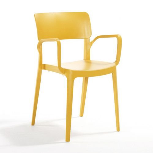 Vivo Polypropylene Armchair  For Contract Use - Mustard