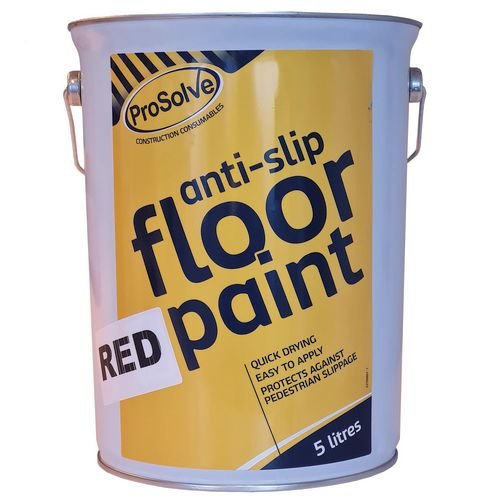 Prosolve Anti Slip  Floor Paint Red 5Ltr