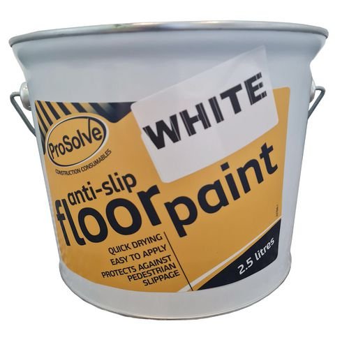 Prosolve Anti Slip  Floor Paint White 2.5L