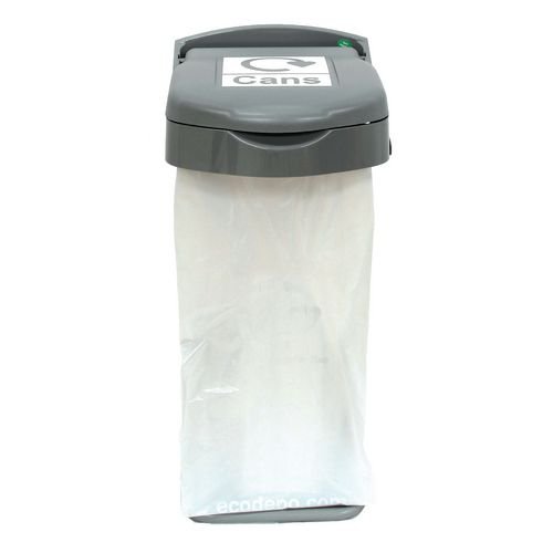 Freestanding Sackholder  With Grey Lid For Cans