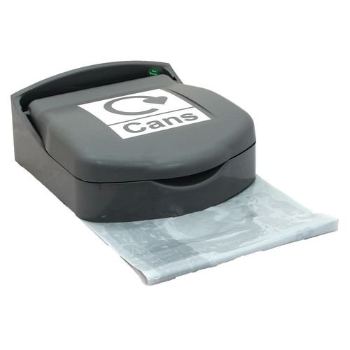 Wall Mounted Sackholder  With Grey Lid For Cans