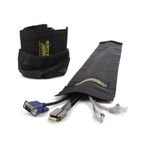 Cable Protector for Carpets,re-usable, Black with Bag 14 Cmx 1 m