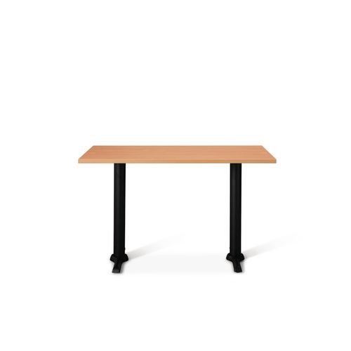 Phoenix Twin Dining Base  And 1200 X 700mm Beech Mfc Top