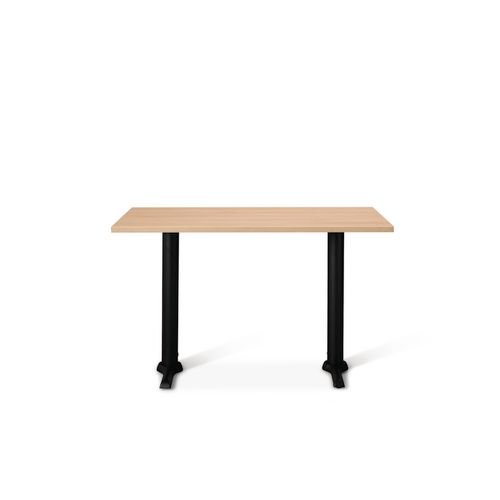 Phoenix Twin Dining Base  And 1200 X 700mm Oak Mfc Top