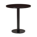 Black Cast Metal Diningand 700 mm Round Black Cast Metal Mfc Top