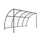 Leyton Cycle Shelter 4 m Extension Bay