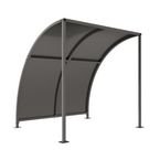 Leyton Cycle Shelter(galv Roof) 2 m Extension Bay