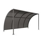 Leyton Cycle Shelter(galv Roof) 4 m Extension Bay