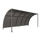 Leyton Cycle Shelter(galv Roof) 5 m Extension Bay