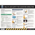 Safety Poster : Health & Safetyfor Computer Operators - Pvc Poster (594 X 420 Mm)