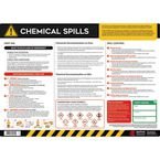 Safety Poster : Chemicalspills - Pvc Poster (594 X 420 Mm)