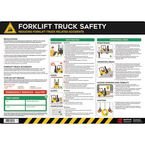 Safety Poster : Forklift Truck Safety: Lam 590 X 420 mm - Pvc Poster (594 X 420 Mm)