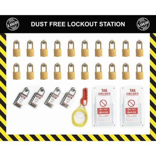 Lockout Station E - Complete With Stock 855  X 690mm, Acp Panel, Anti-Scuff Laminate, Pre-Drilled