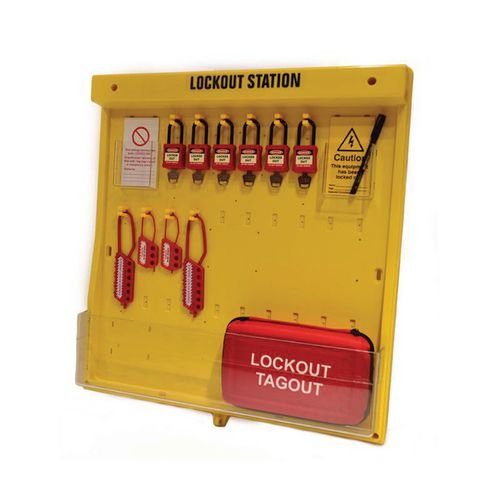 Lockout Board - Electrical  Station With Cover