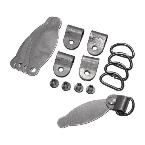 Padlock Tags, Collars,  Fixing Rings & Rivet Set (5 Sets)