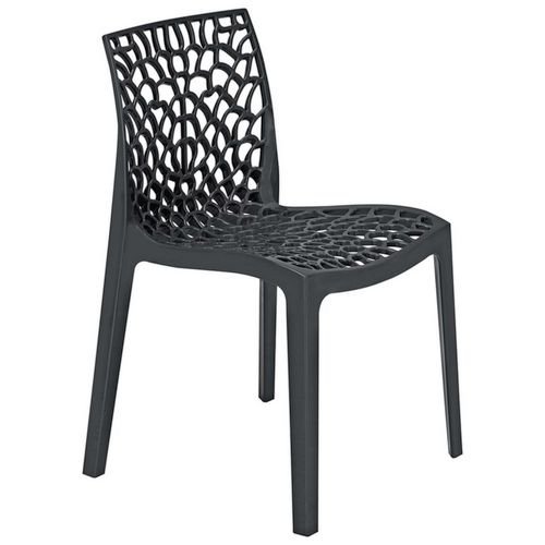Zest Polypropylene Chair  For Contract Use - Anthracite
