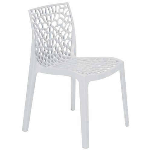 Zest Polypropylene  Chair For Contract Use - White