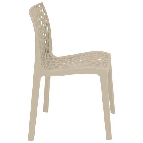 Zest Polypropylene  Chair For Contract Use - Ivory