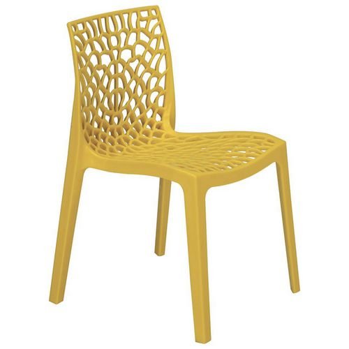 Zest Polypropylene Chair  For Contract Use - Yellow