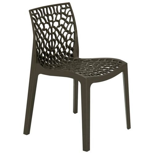 Zest Polypropylene  Chair For Contract Use - Moka