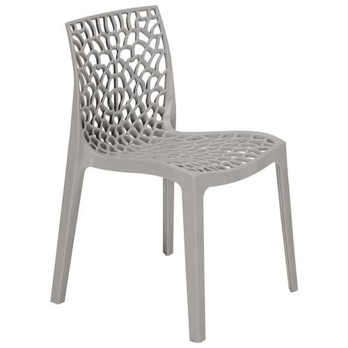 Zest Polypropylene Chair  For Contract Use - Pearl Grey