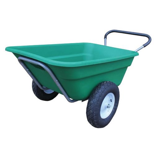 Large 2-Wheel Barrow, Plastic Pan, 200 Litres